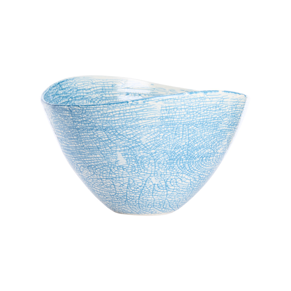 Blue Oval Centerpiece in 10 / Porcelain - Chelsea House