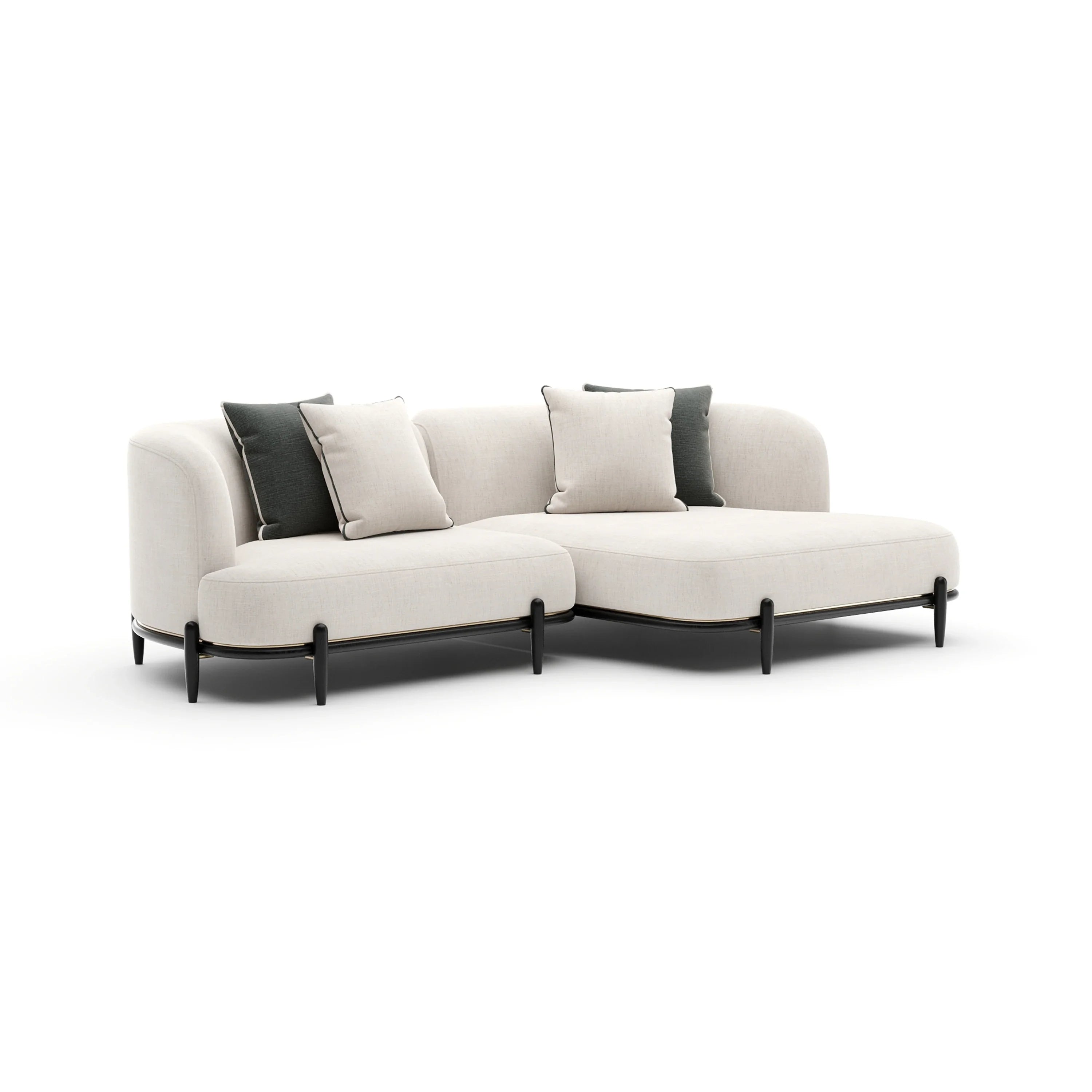 Madera Raf Small Chaise Sectional – Sectionals by Caracole | Sutter & Vale