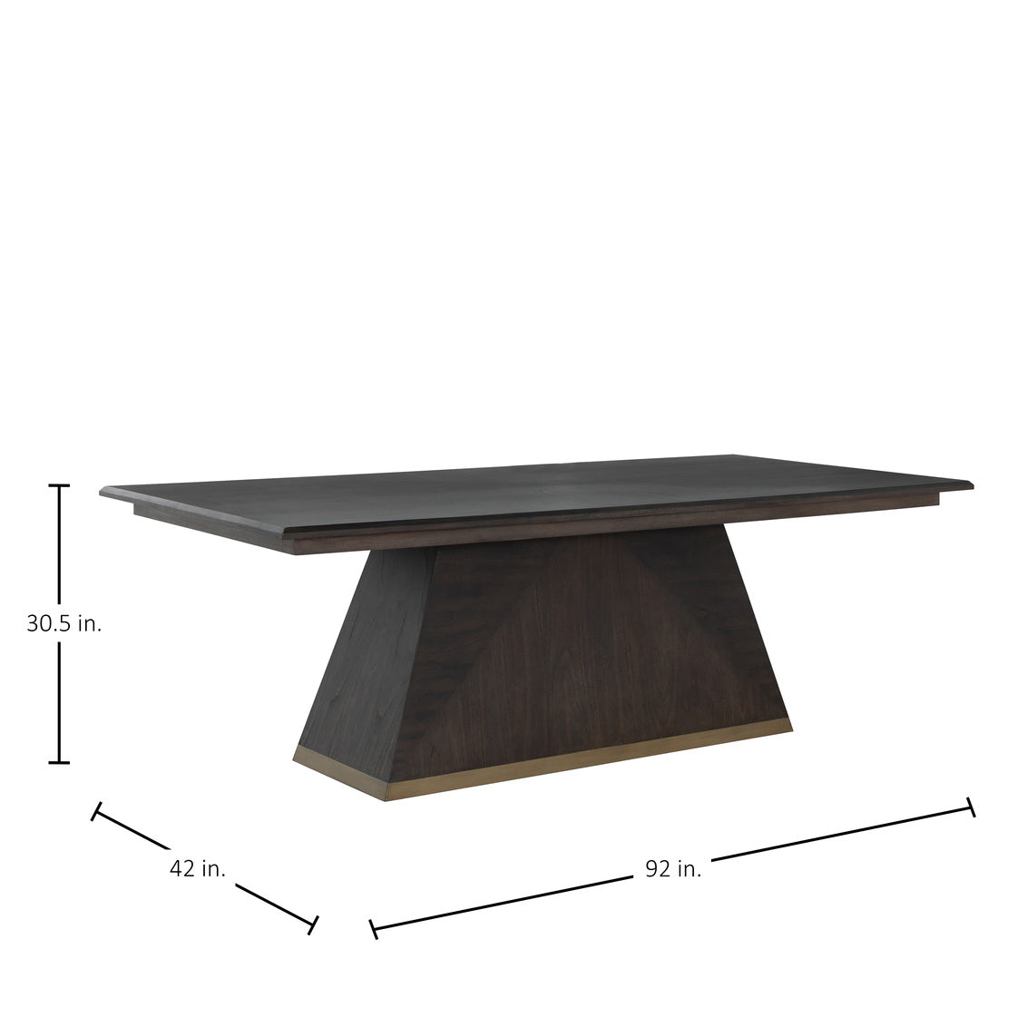 Ferris Dining Table - Dark