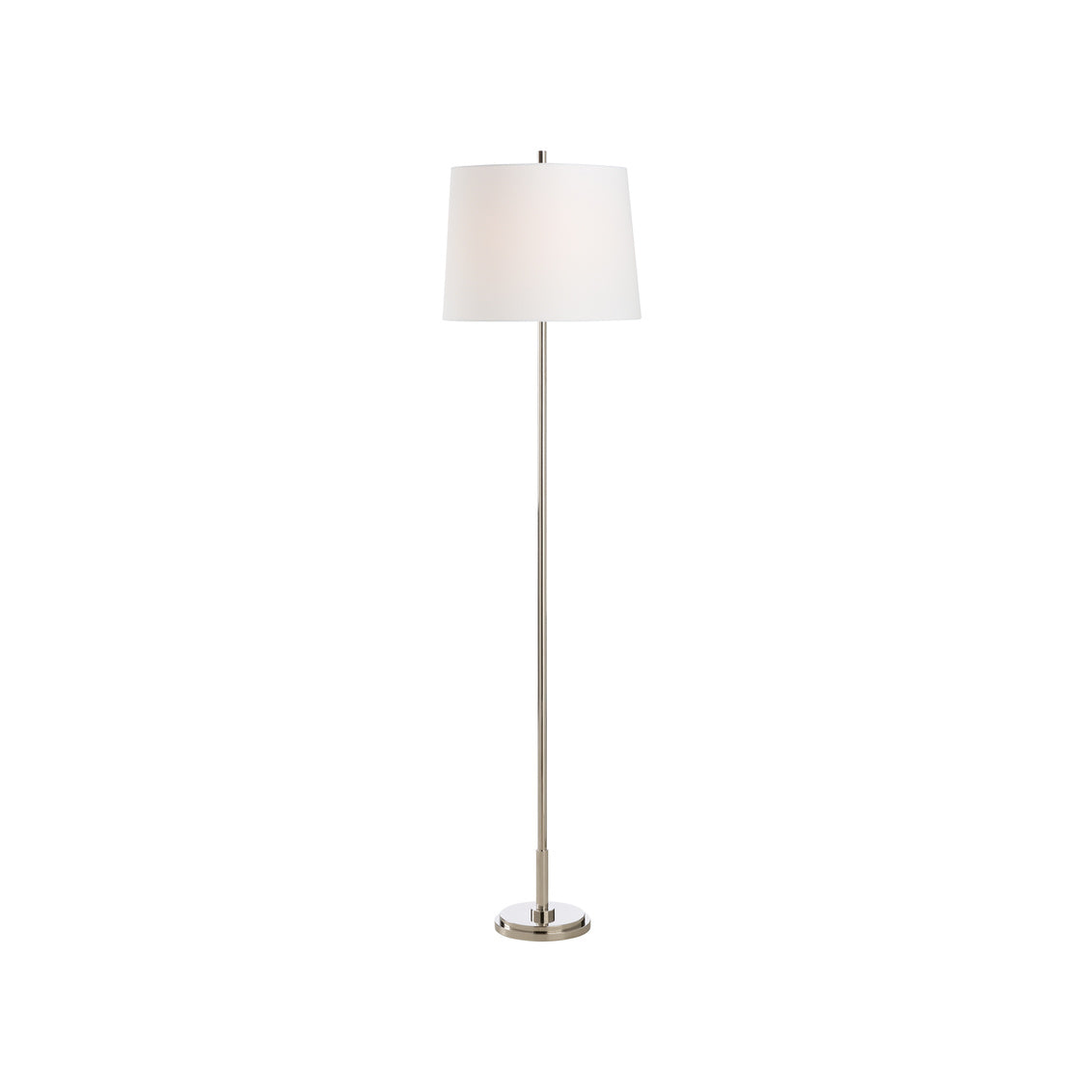 Underwood Floor Lamp - Polished Nickel in 63 / Metal - Chelsea House