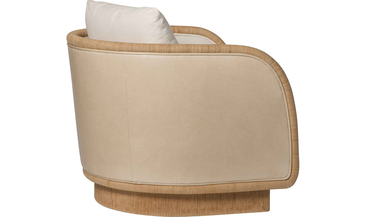 Coastal Swivel Lounge Chair – Accent Chairs by Baker Furniture | Sutter & Vale