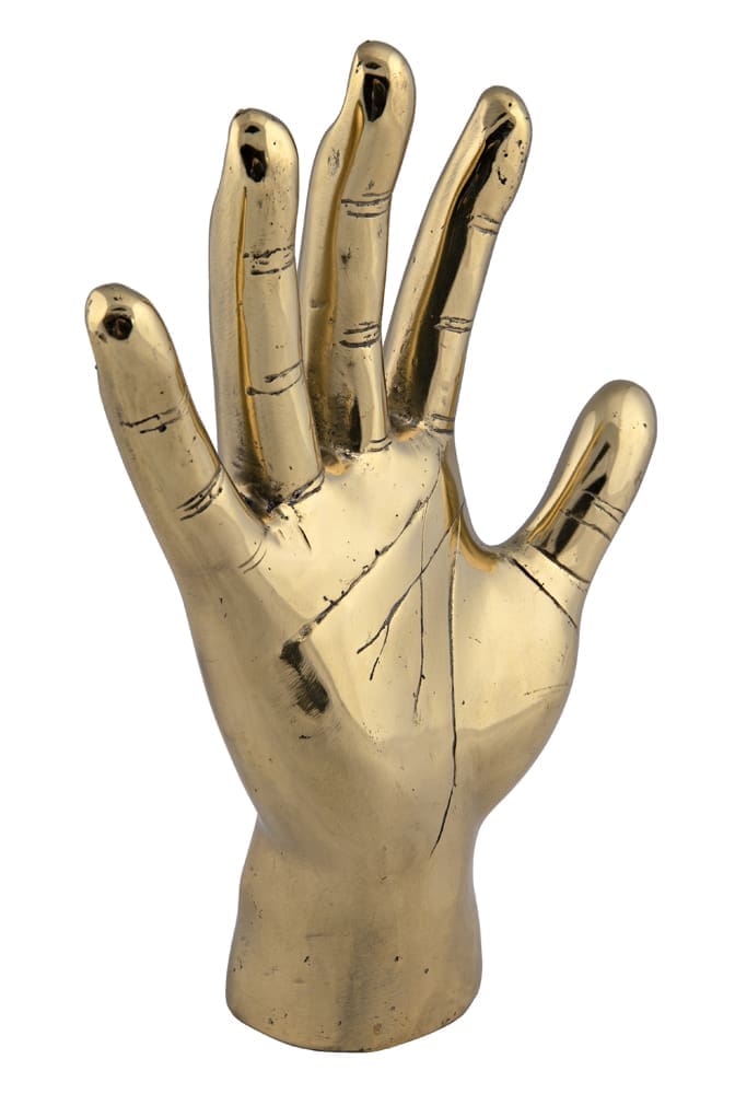 Open Hand, Brass in Antique Brass — Noir Furniture