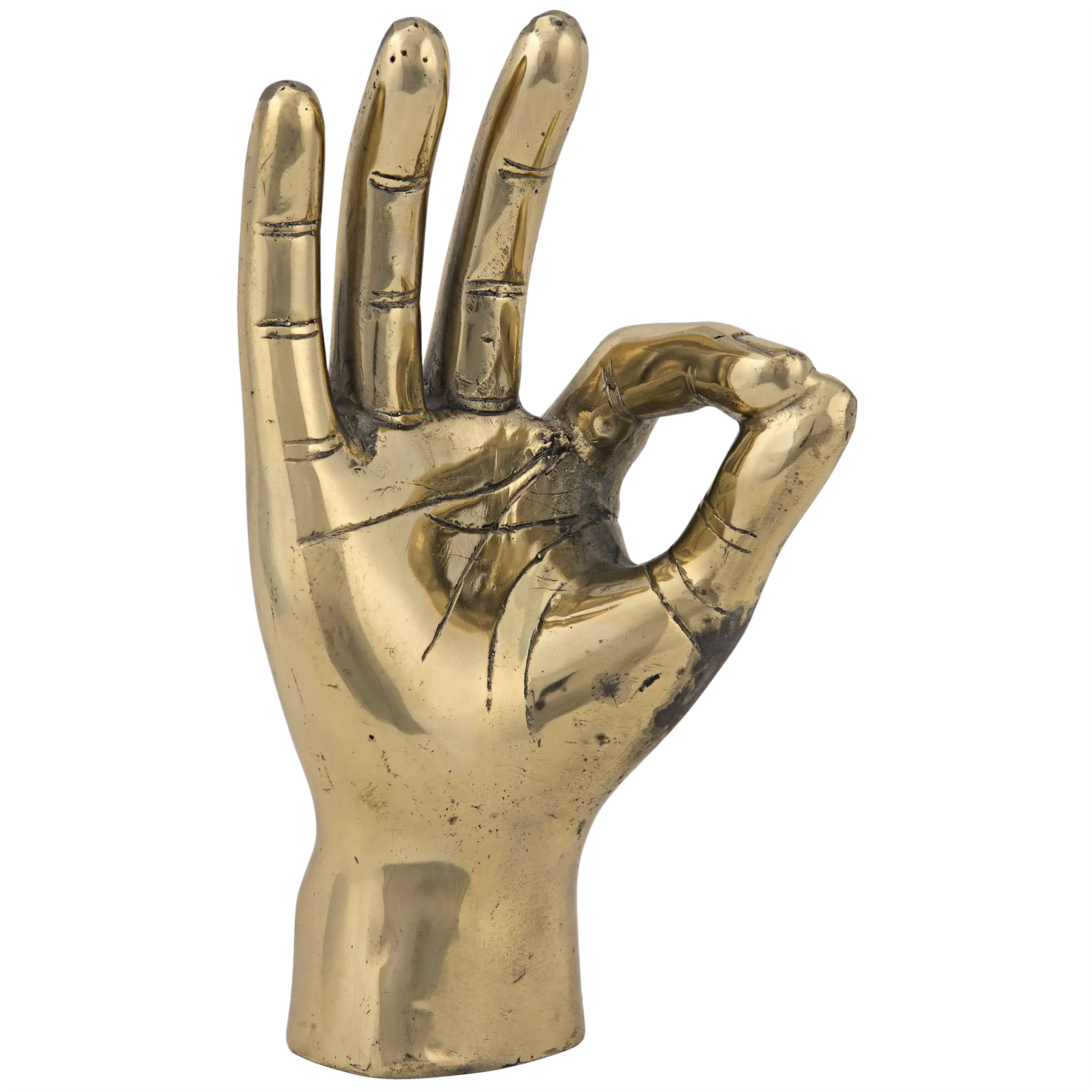 OK Sign, Brass by Noir Furniture | Sutter & Vale