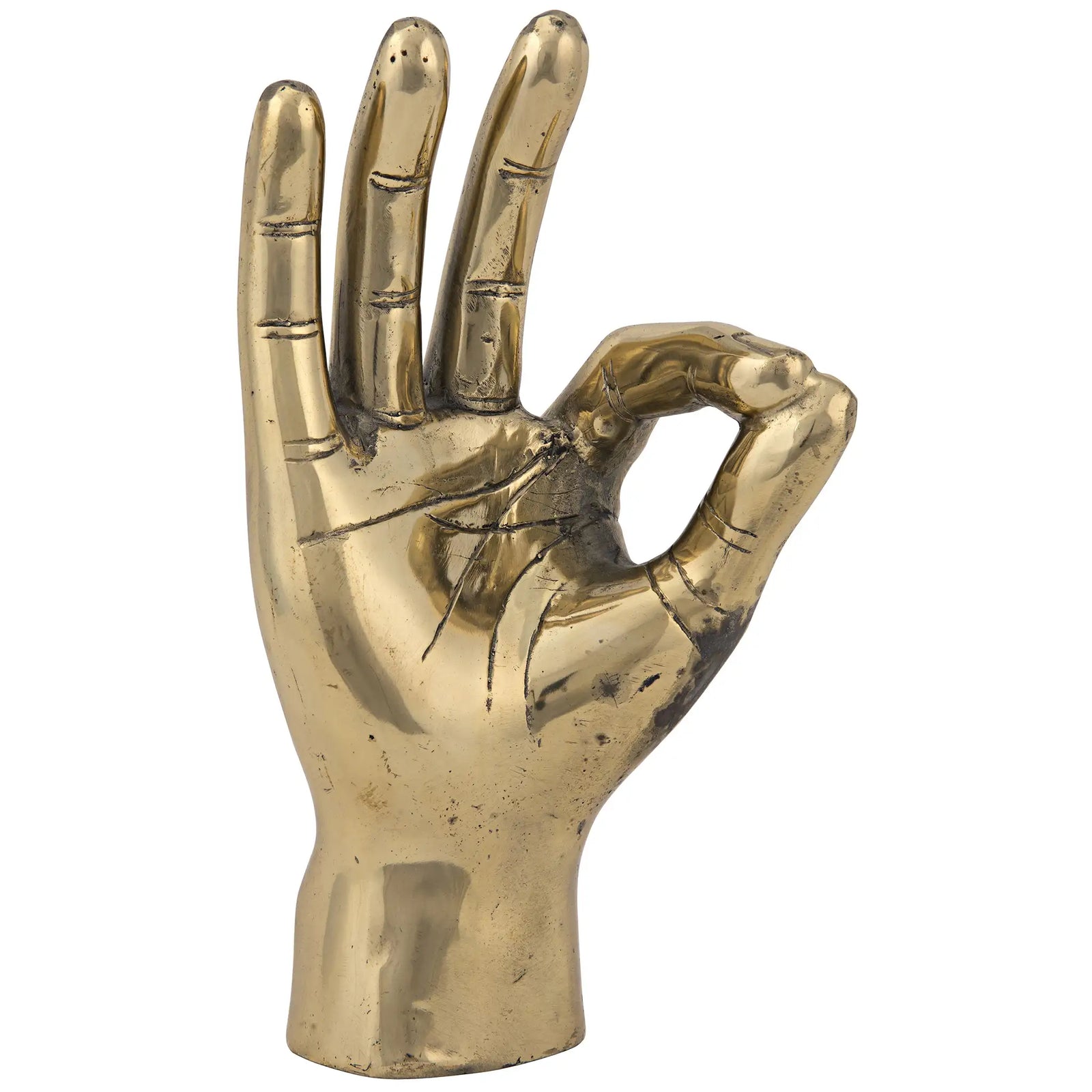 OK Sign, Brass by Noir Furniture | Sutter & Vale