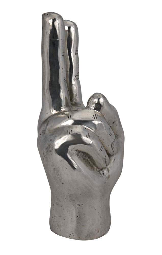 Peace Sign, Silver by Noir Furniture | Sutter & Vale