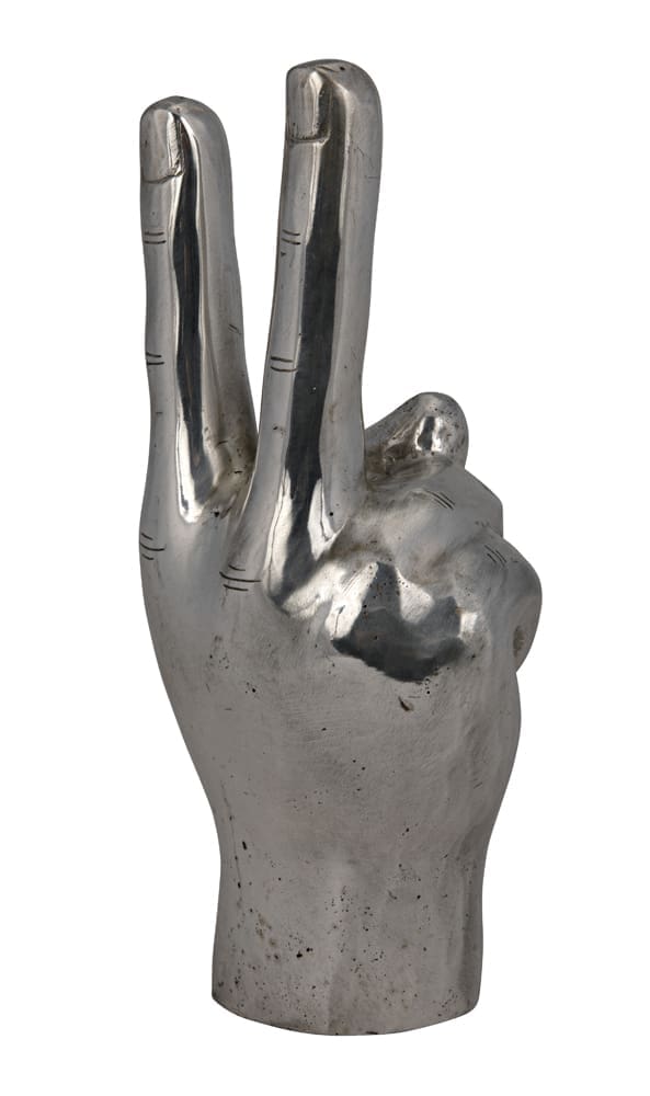 Peace Sign, Silver by Noir Furniture | Sutter & Vale