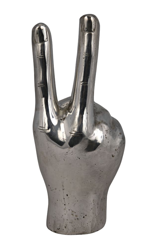 Peace Sign, Silver by Noir Furniture | Sutter & Vale