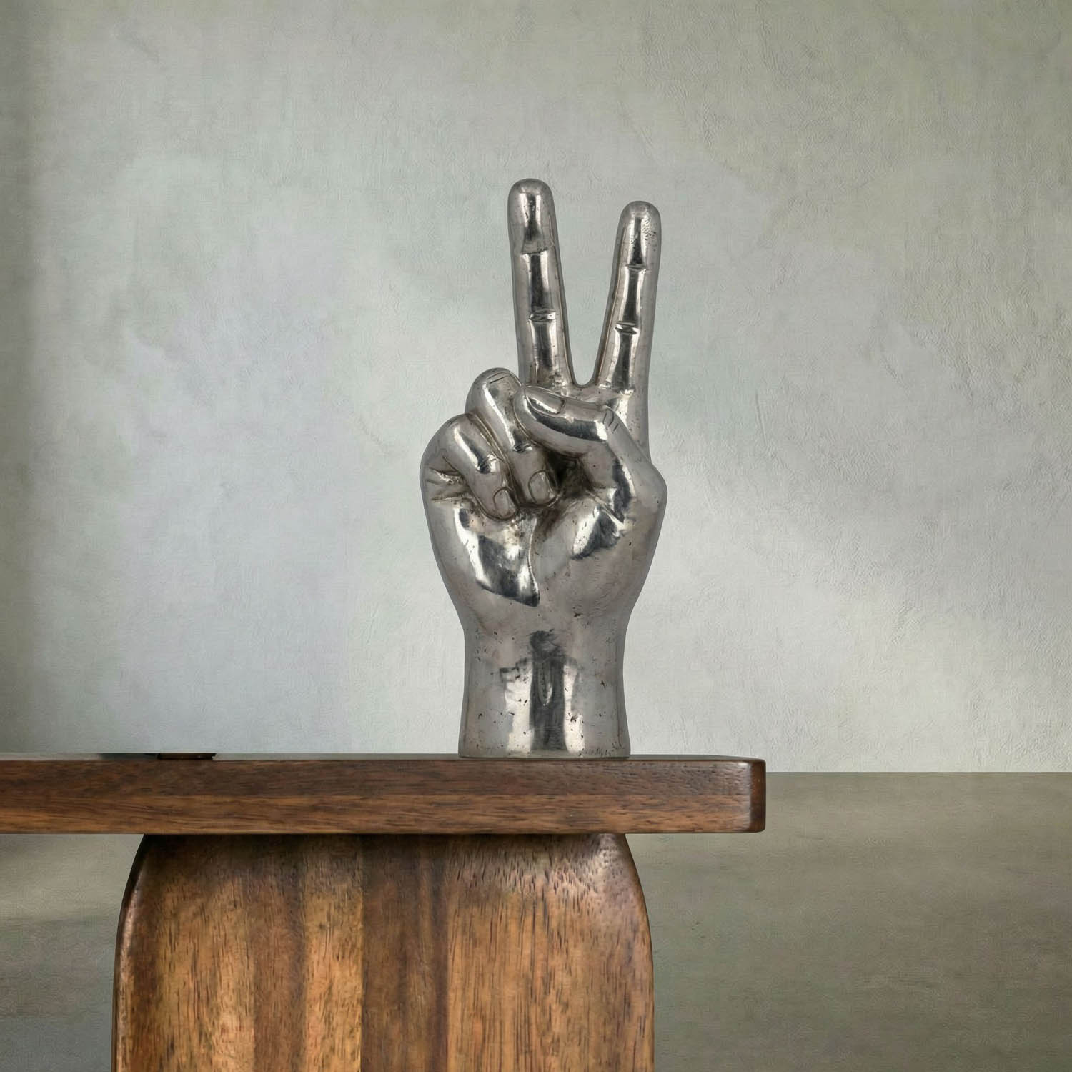Peace Sign, Silver