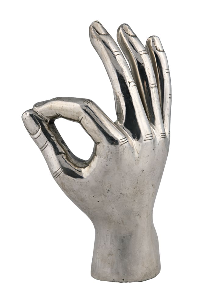 OK Sign, Silver in Silver — Noir Furniture