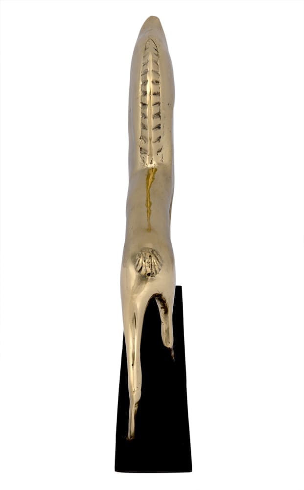 Horse On Stand, Brass by Noir Furniture | Sutter & Vale