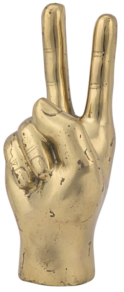 Peace Sign, Brass by Noir Furniture | Sutter & Vale