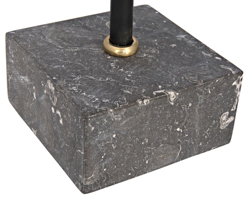 Peace Sign On Stand in Antique Brass — Noir Furniture