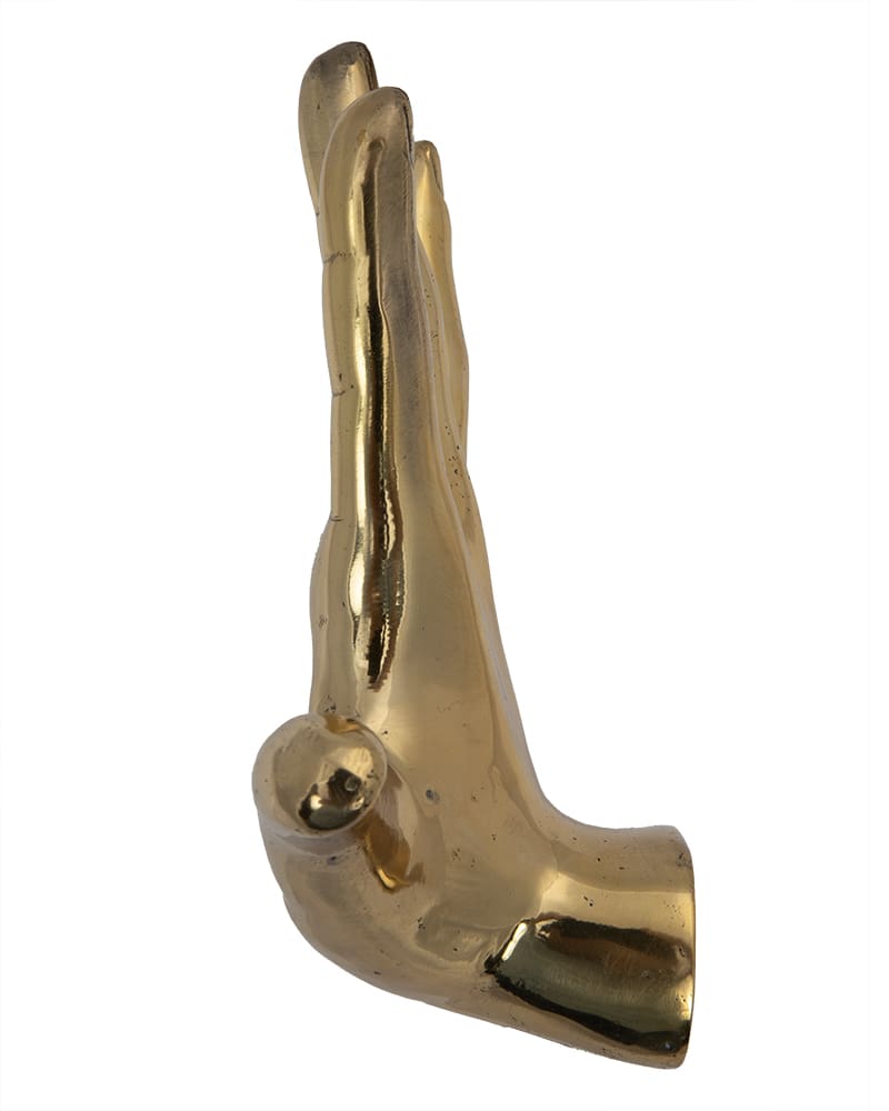 Hand On The Wall, Brass in Antique Brass — Noir Furniture