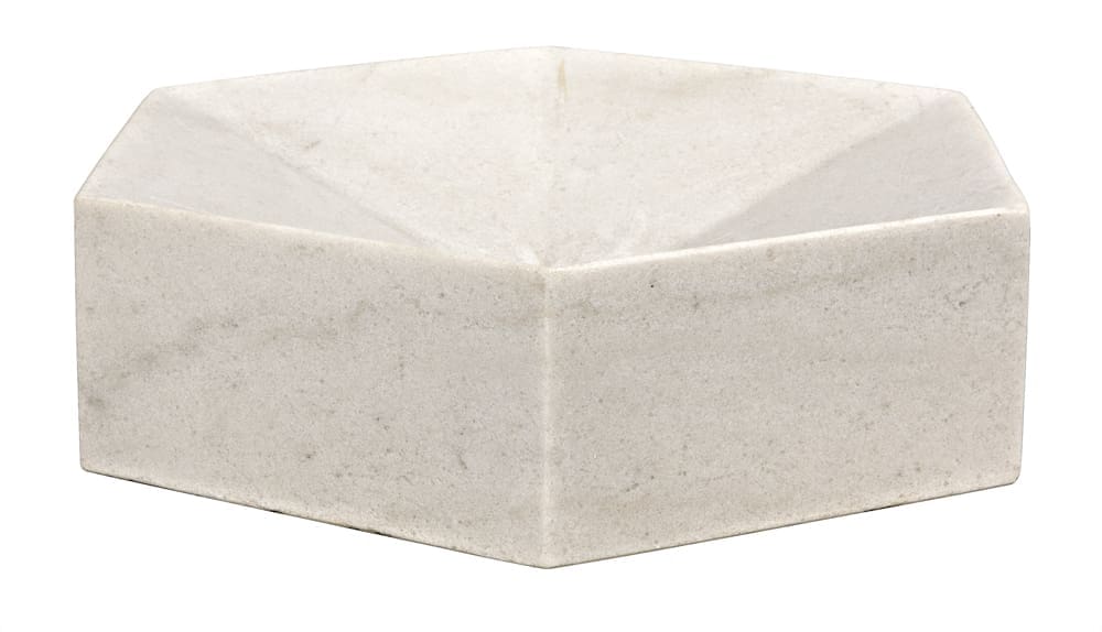 Conda Tray in Bianco Crown Marble — Noir Furniture