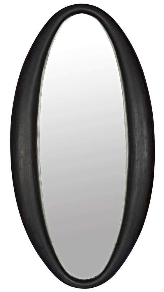 Woolsey Mirror, Charcoal Black in Charcoal Black — Noir Furniture