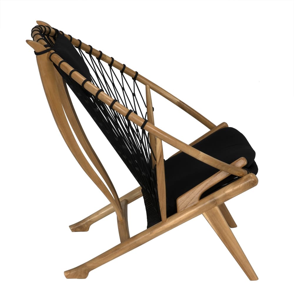 Mateo Chair, Bleached Teak – Accent Chairs by Noir Furniture | Sutter & Vale