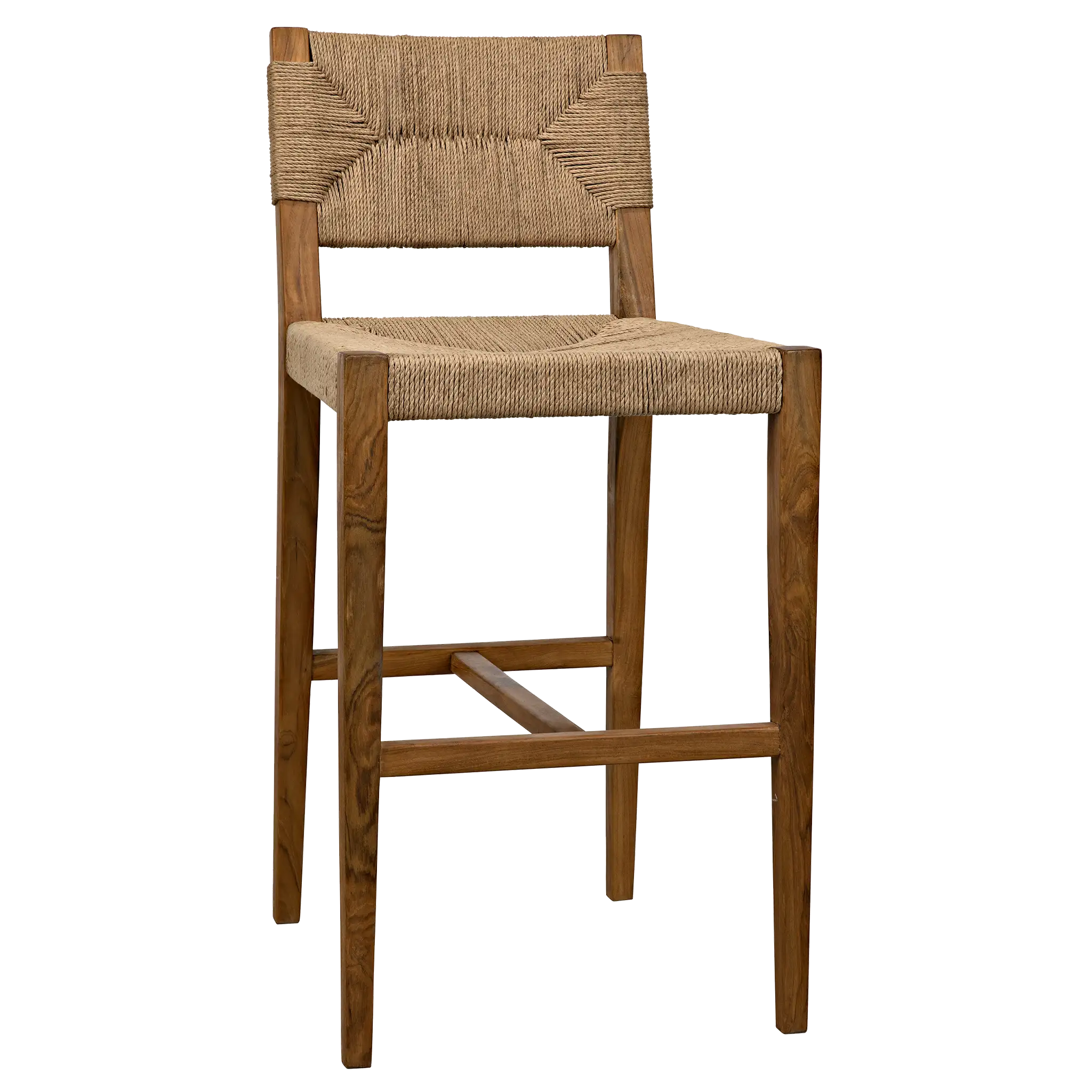 Bran Counter Stool in Clear Coat Flat — Noir Furniture