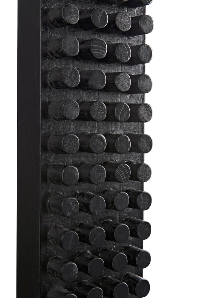 Faustus Mirror, Charcoal Black in Charcoal Black — Noir Furniture