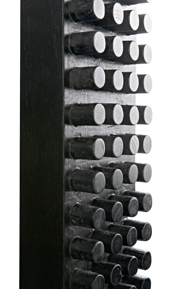 Faustus Mirror, Charcoal Black in Charcoal Black — Noir Furniture