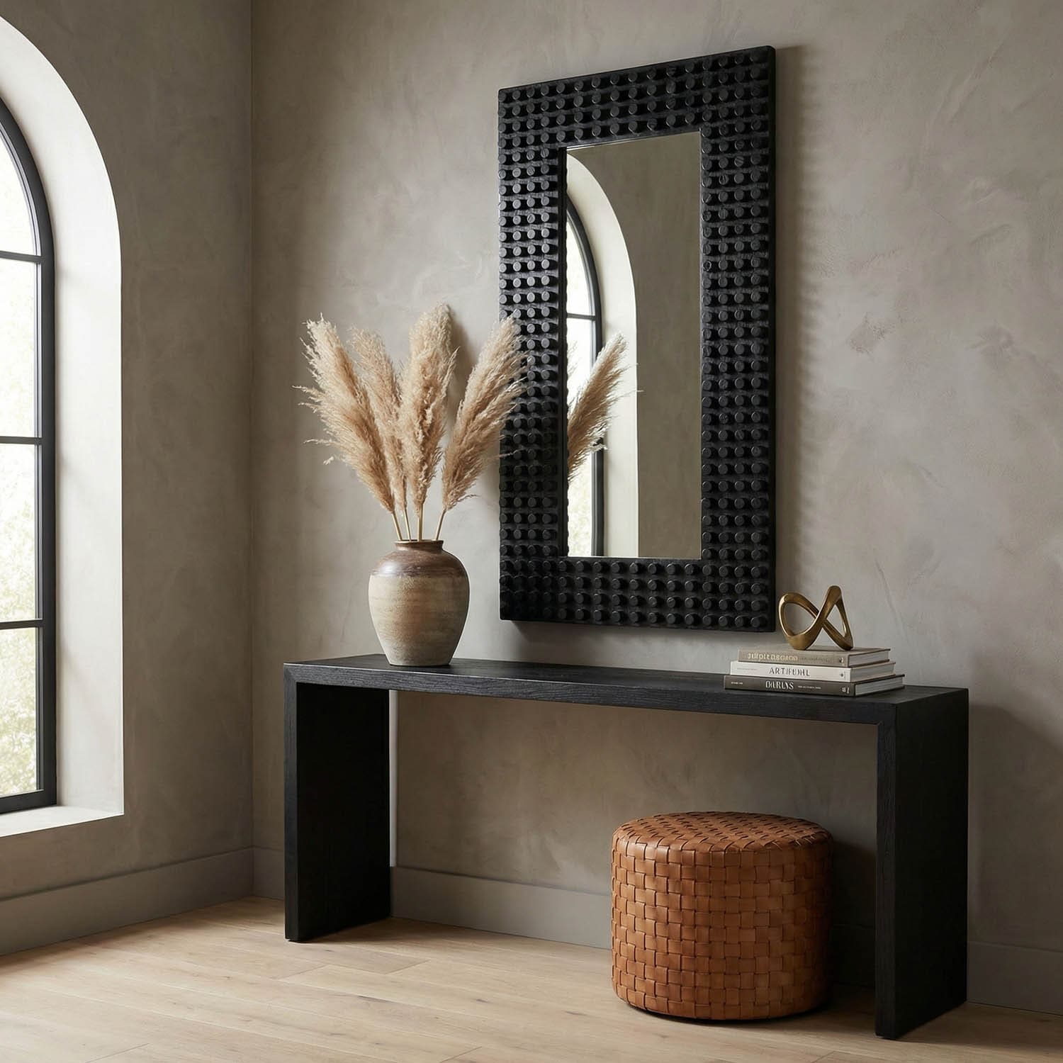 Faustus Mirror, Charcoal Black