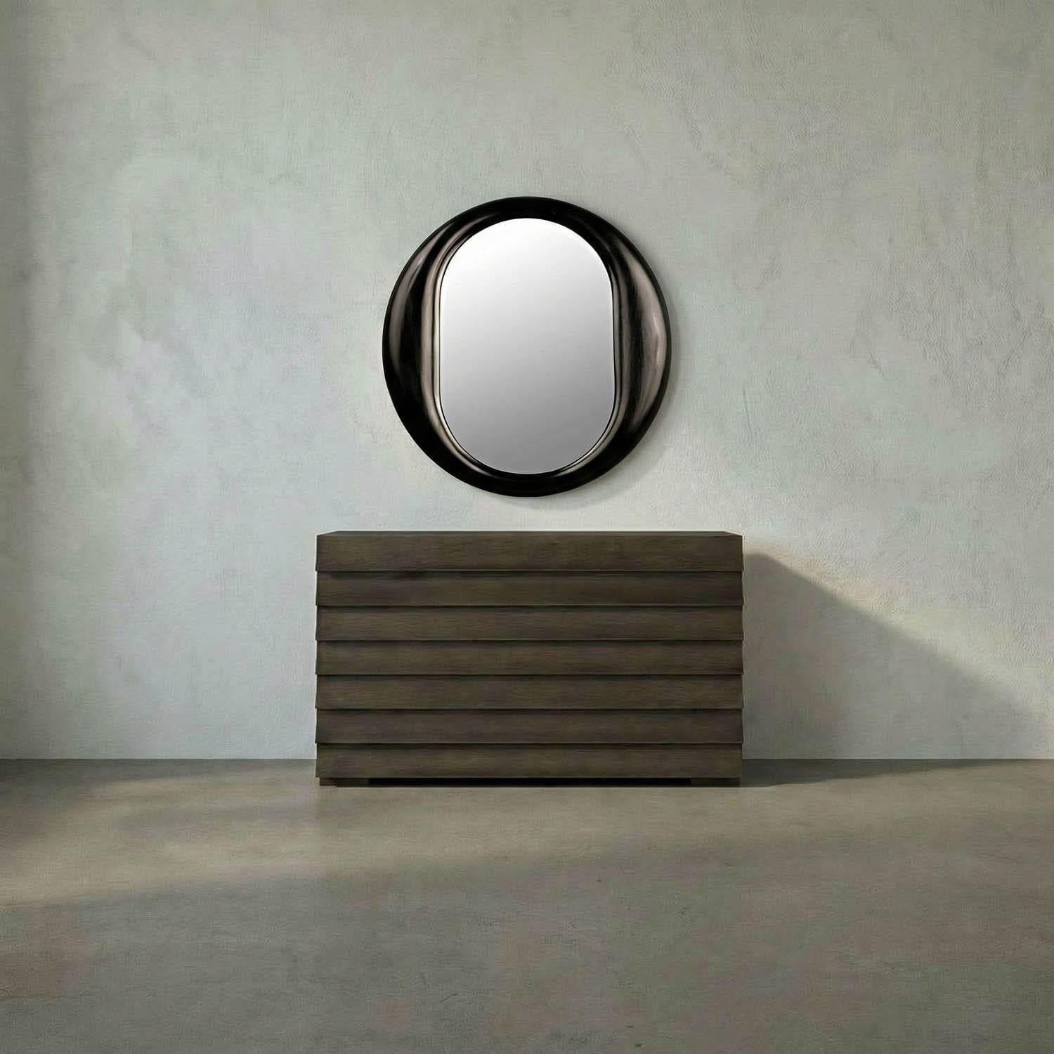 Oh Mirror, Charcoal Black