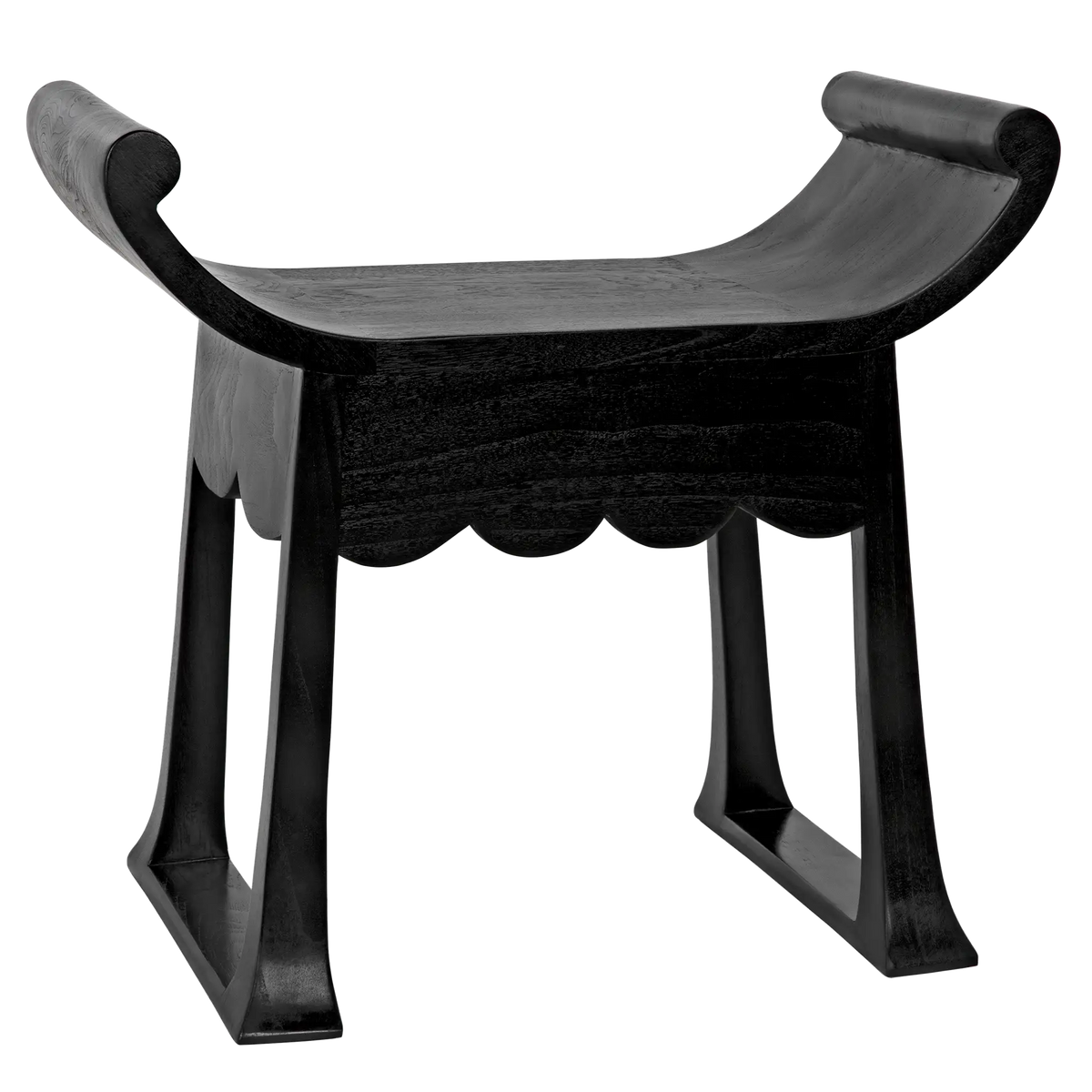 Wey Stool, Charcoal Black – Benches by Noir Furniture | Sutter & Vale