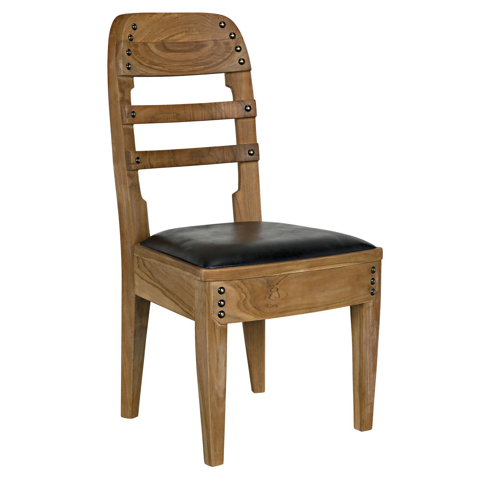 Laila Chair, Teak with Leather