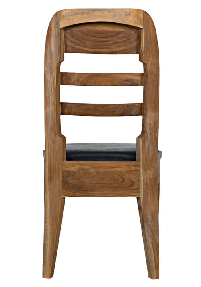 Laila Chair, Teak with Leather