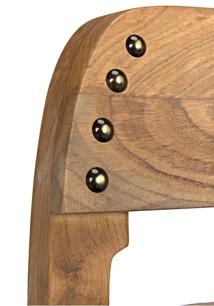 Laila Chair, Teak with Leather