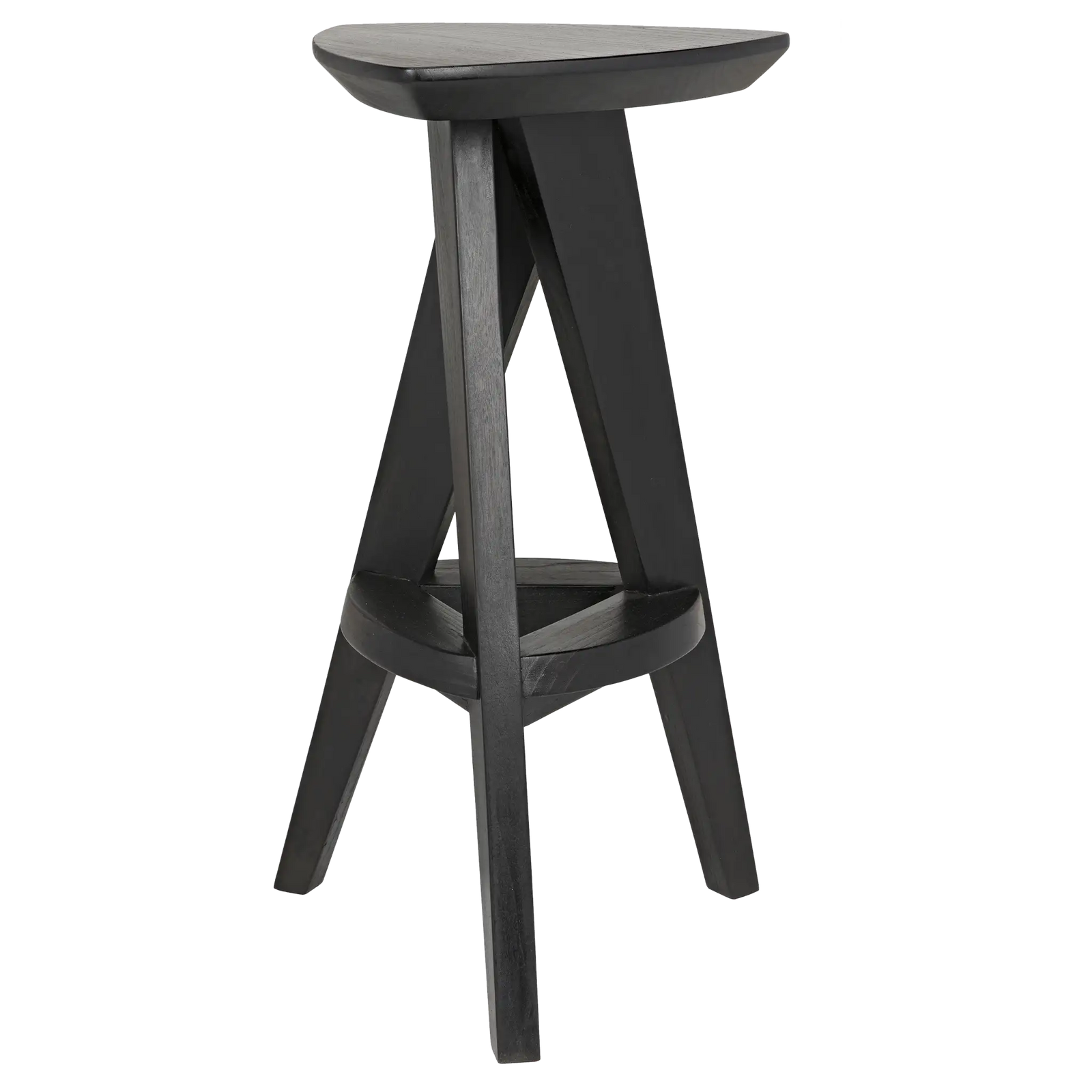 Twist Counter Stool, Charcoal Black – Bar & Counter Stools by Noir Furniture | Sutter & Vale