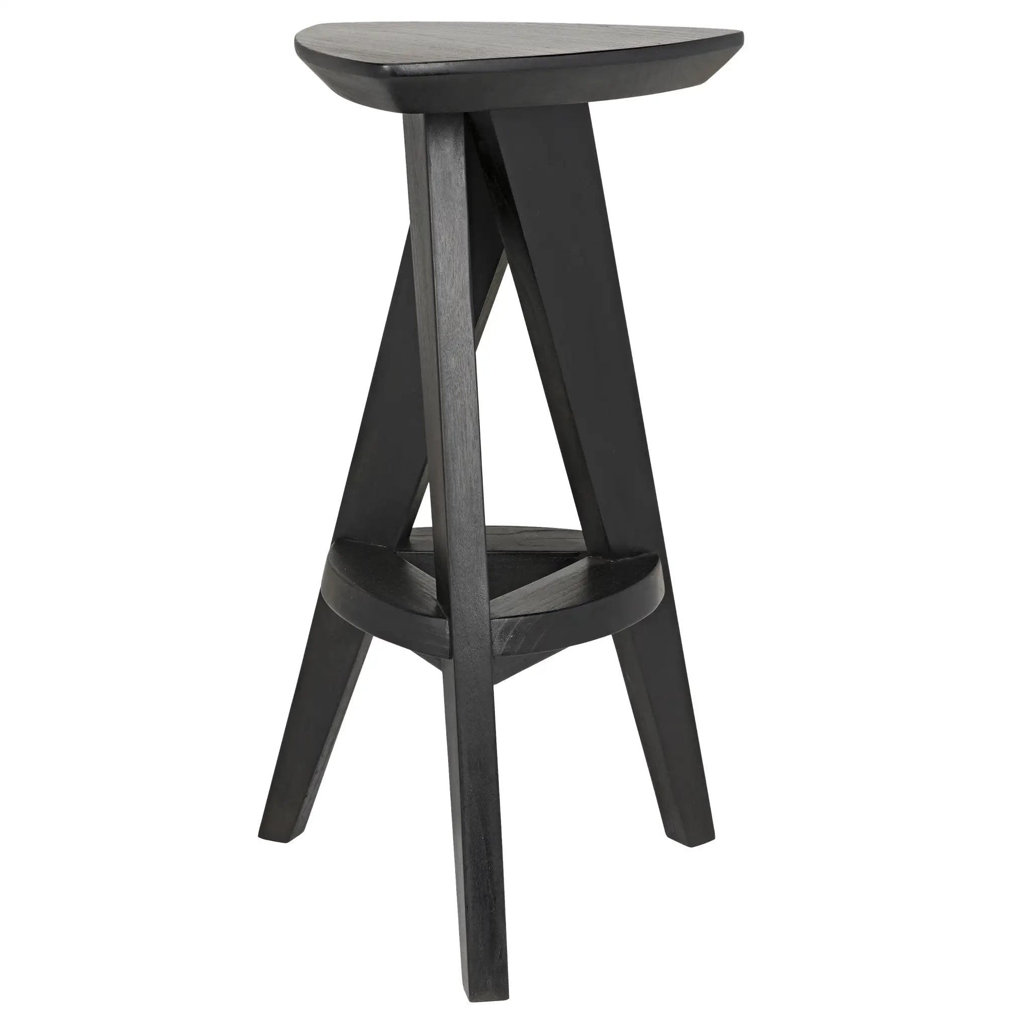 Twist Counter Stool, Charcoal Black in Charcoal Black — Noir Furniture