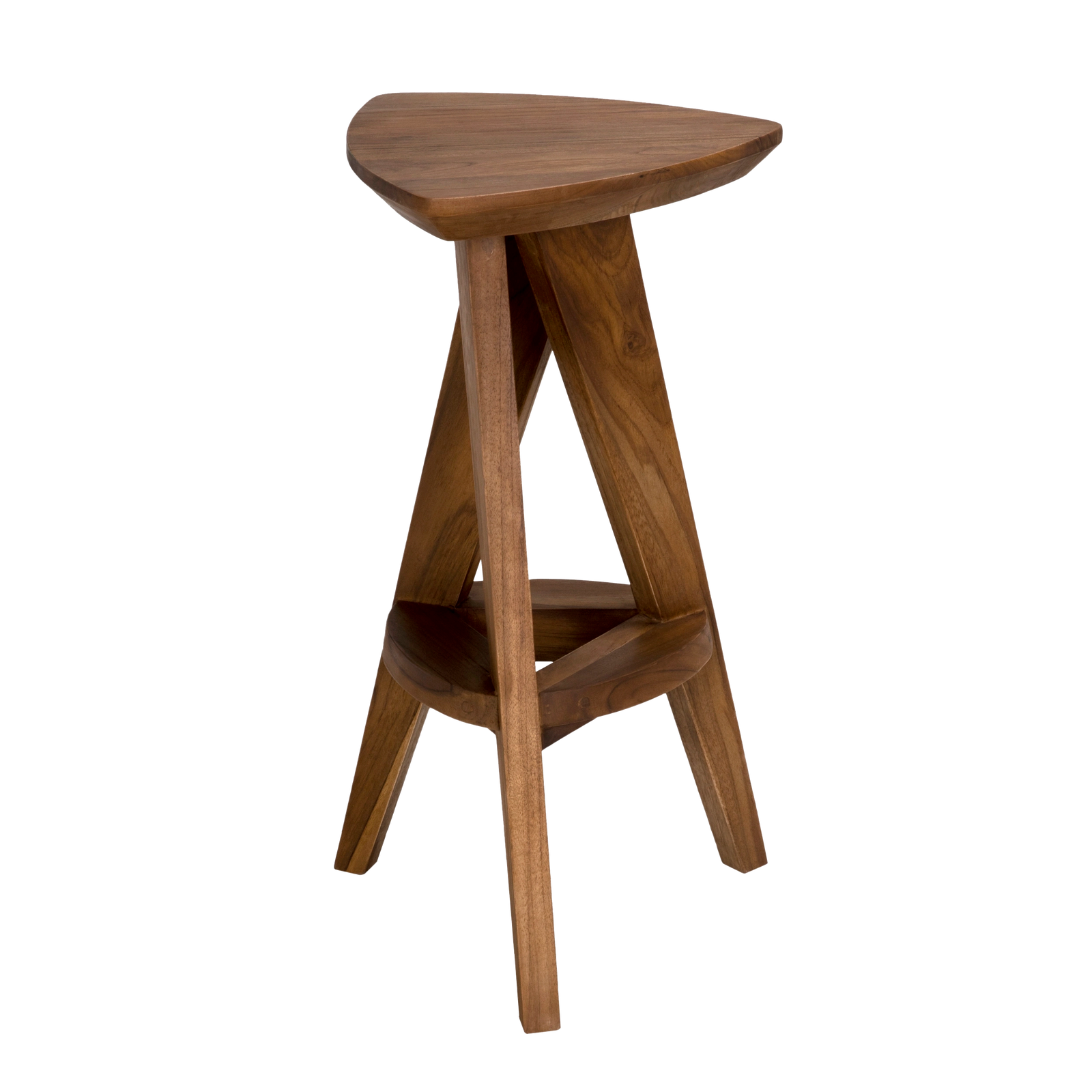 Twist Counter Stool, Teak – Bar & Counter Stools by Noir Furniture | Sutter & Vale