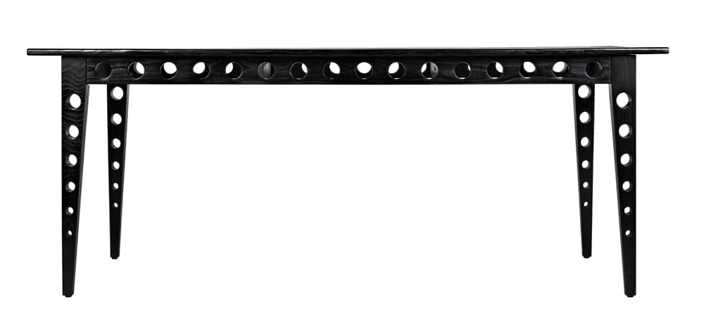 Pericles Table/Desk in Charcoal Black — Noir Furniture