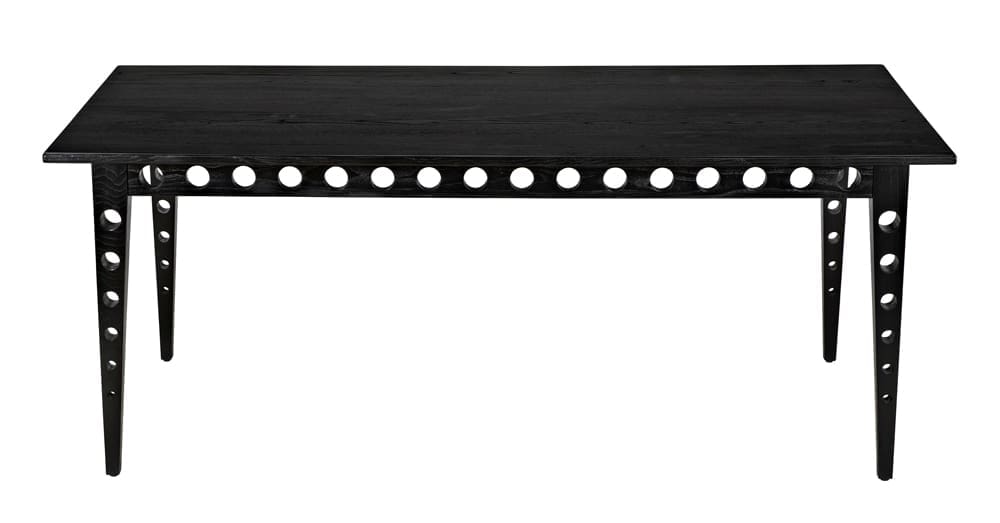 Pericles Table/Desk in Charcoal Black — Noir Furniture