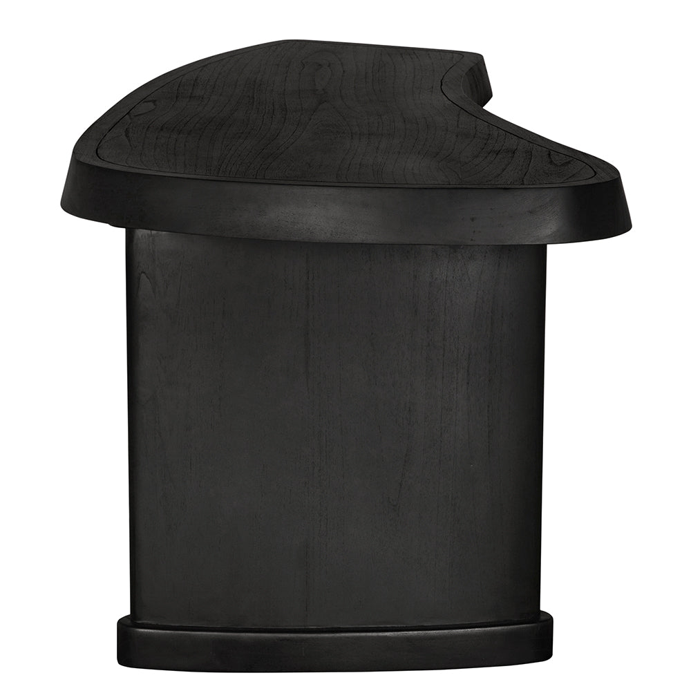 Augustus Desk in Charcoal Black — Noir Furniture