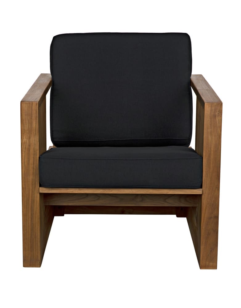 Ungaro Chair, Teak in Clear coat Gloss — Noir Furniture