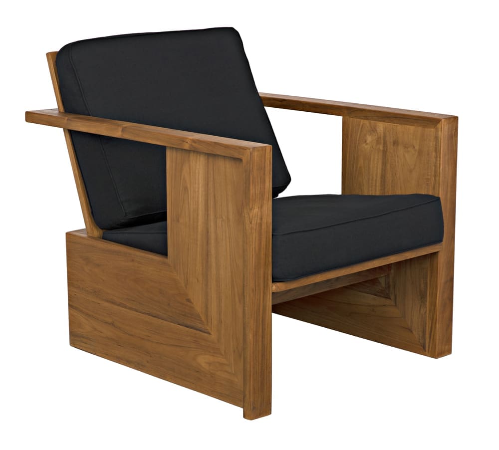 Ungaro Chair, Teak – Accent Chairs by Noir Furniture | Sutter & Vale