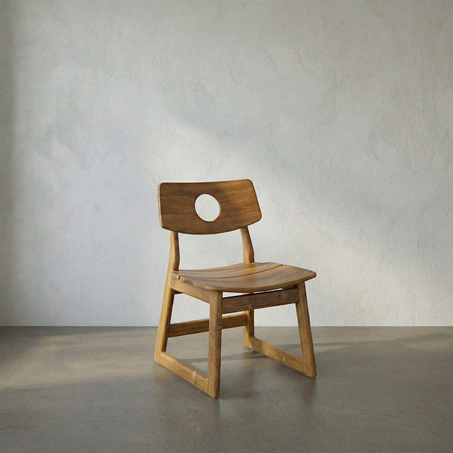 Buraco Chair, Teak by Noir