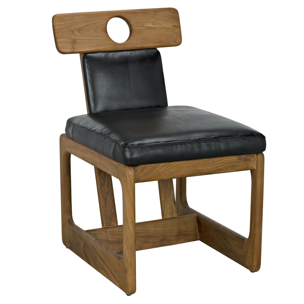 Buraco Dining Chair, Teak – Accent Chairs by Noir Furniture | Sutter & Vale