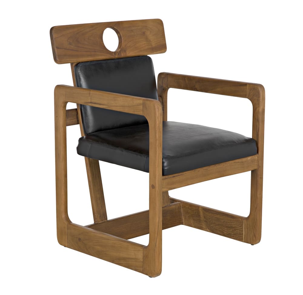 Buraco Arm Chair, Teak – Accent Chairs by Noir Furniture | Sutter & Vale