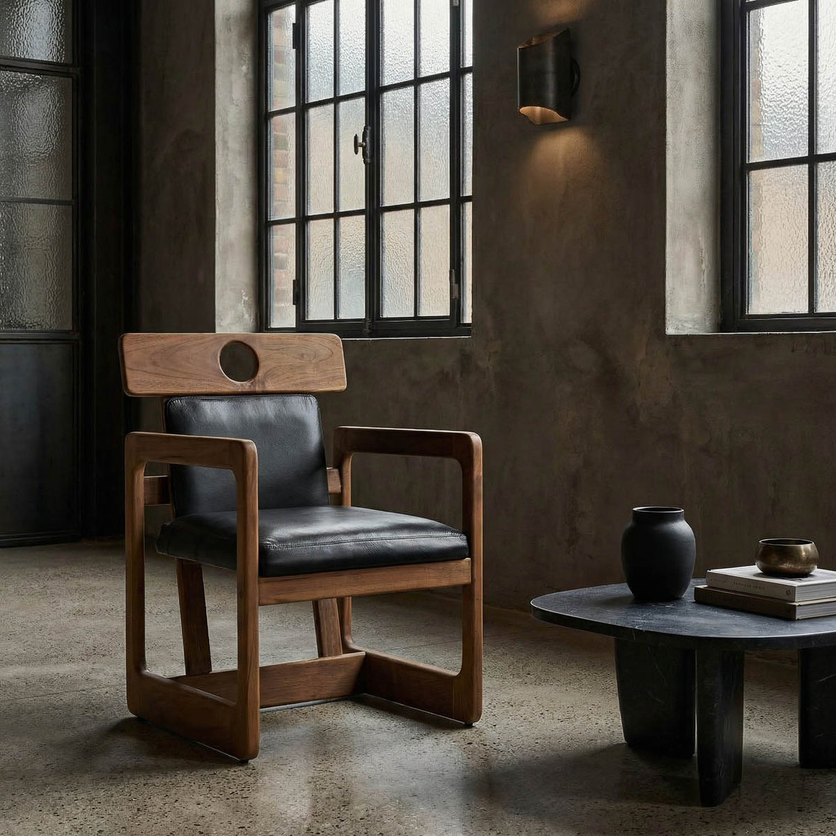 Buraco Arm Chair, Teak