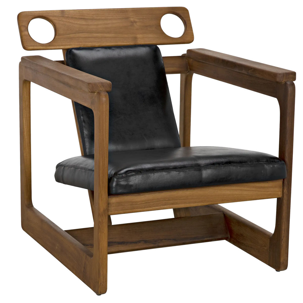 Buraco Relax Chair, Teak – Accent Chairs by Noir Furniture | Sutter & Vale