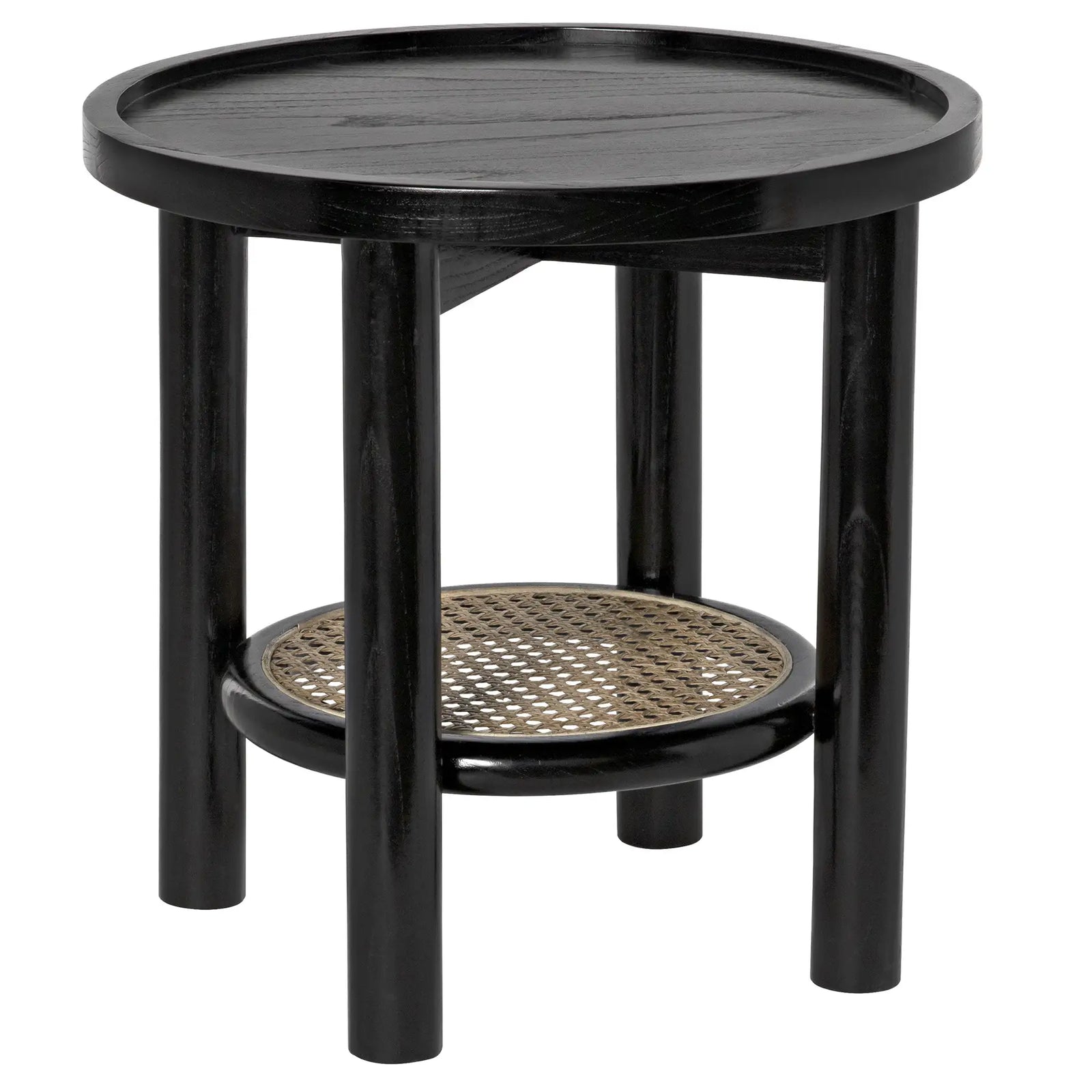 Hide Away Side Table, Charcoal Black