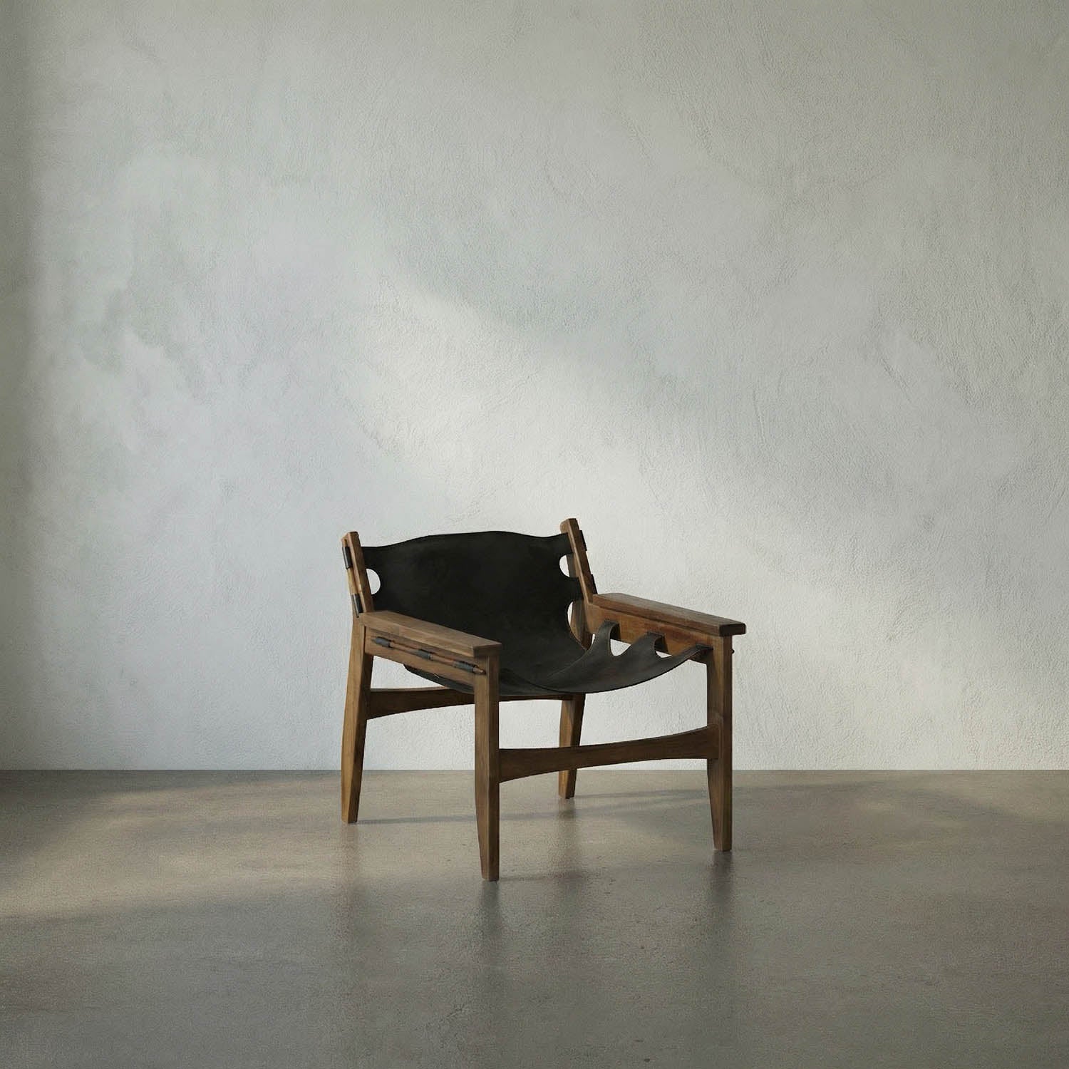 Nomo Chair, Teak with Leather by Noir