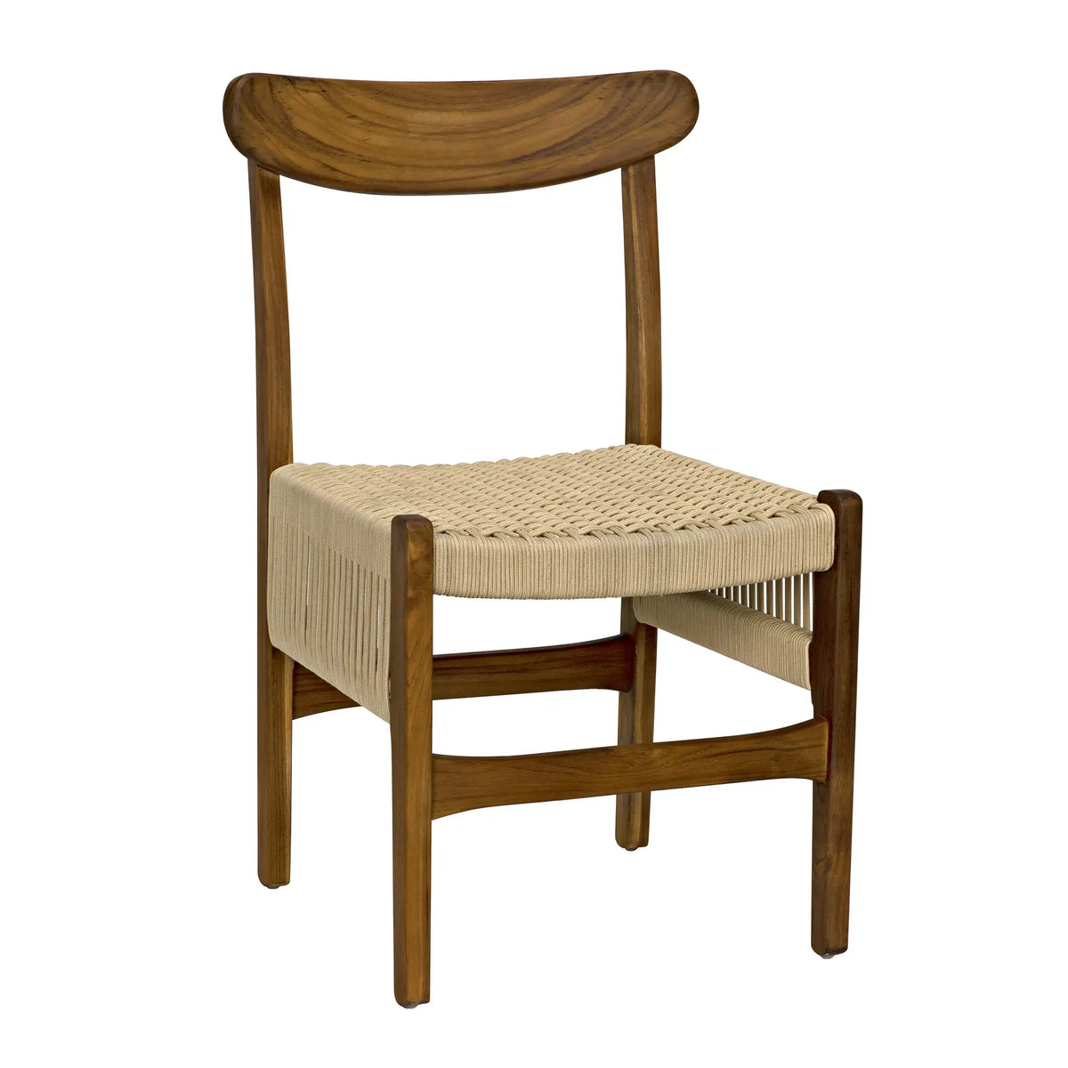 Shagira Chair, Teak with Woven Rope – Accent Chairs by Noir Furniture | Sutter & Vale