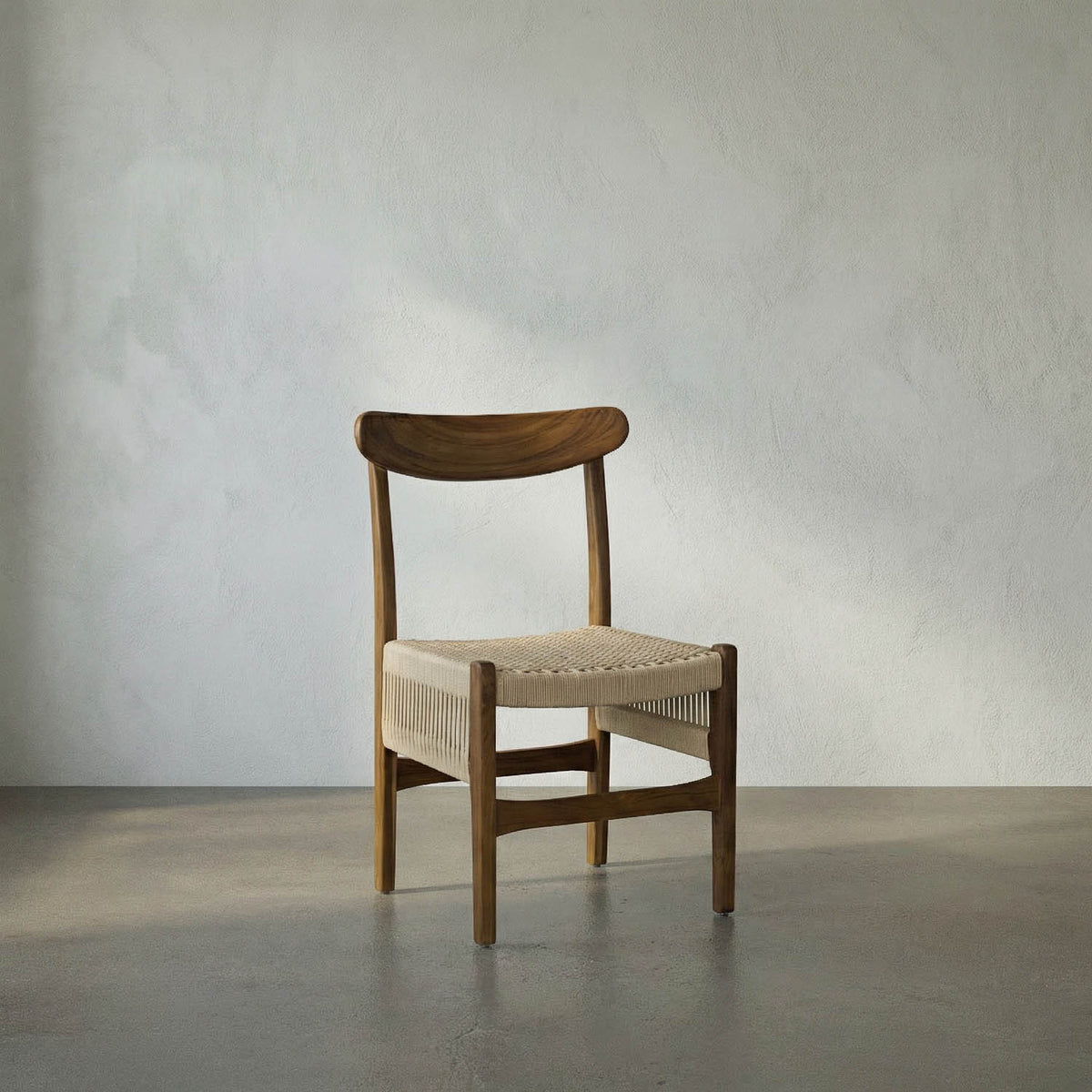 Shagira Chair, Teak with Woven Rope