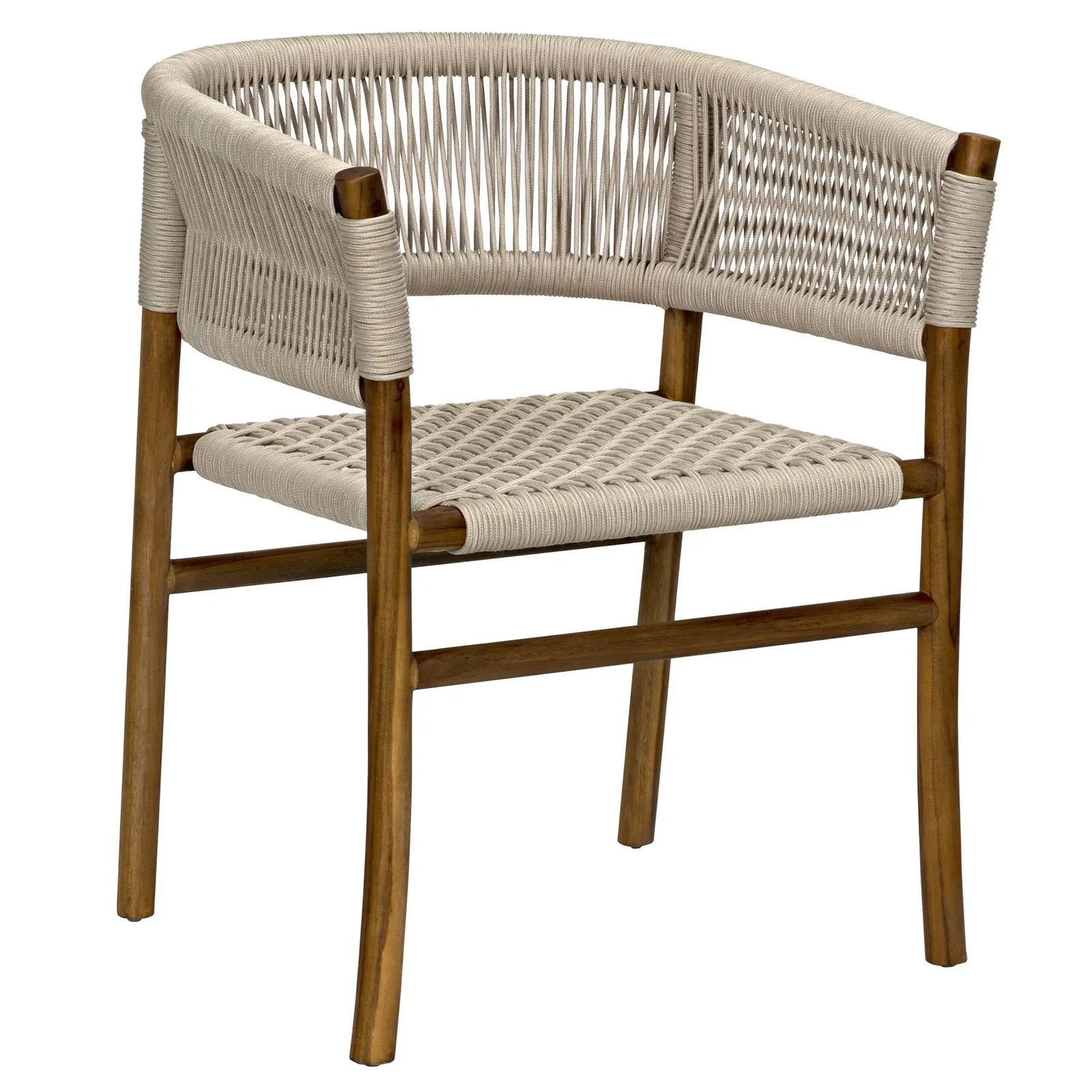 Conrad Chair, Teak with Woven Rope
