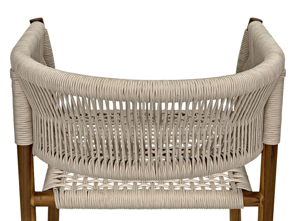 Conrad Chair, Teak with Woven Rope