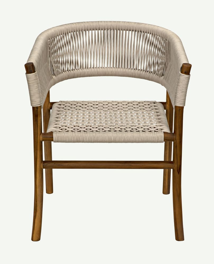 Conrad Chair, Teak with Woven Rope