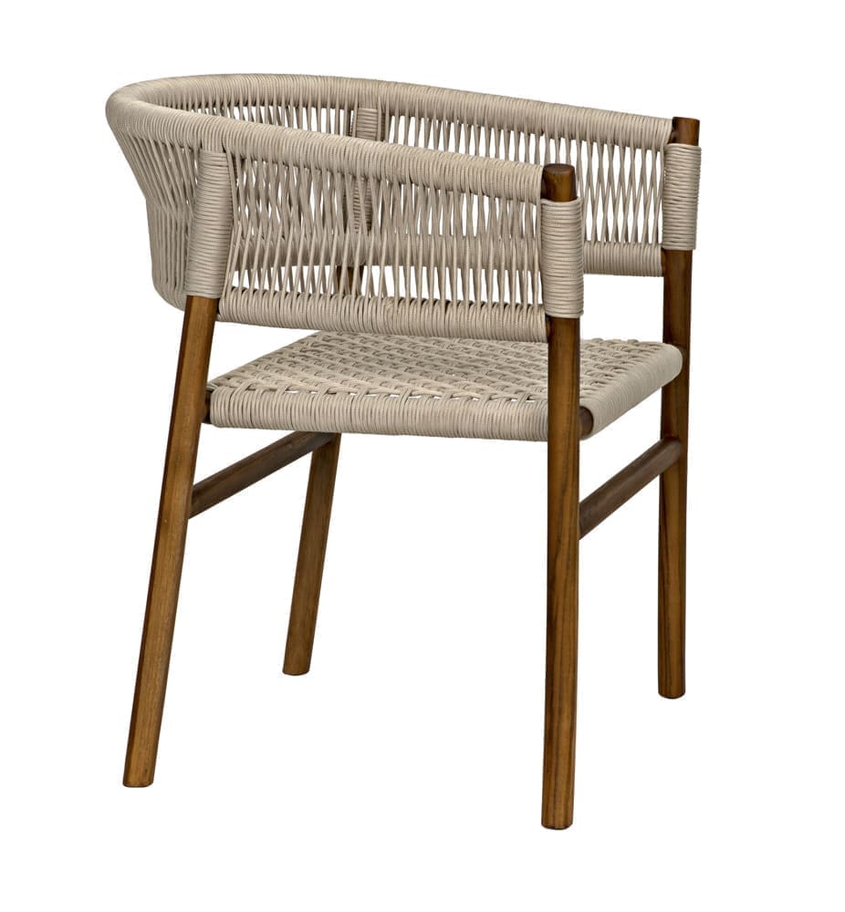Conrad Chair, Teak with Woven Rope